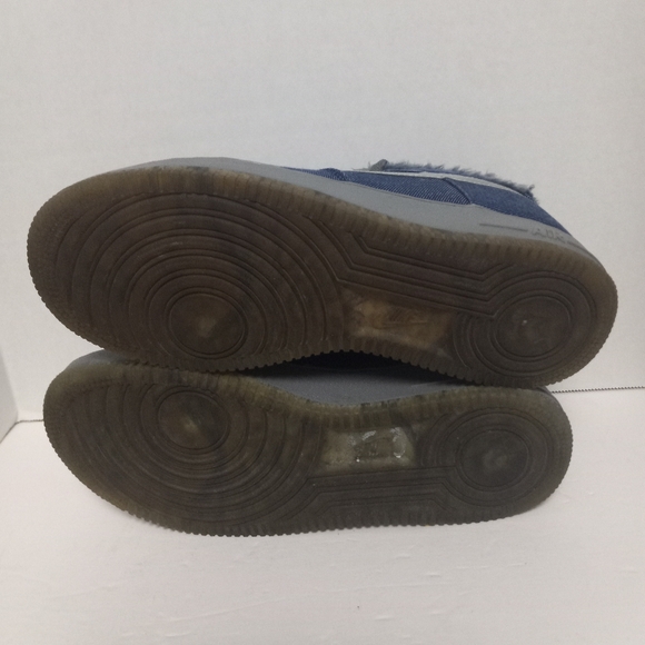 Nike Air Force 1 Werewolf Edition Denim Blue/Gray Size 6.5Y or Women's 8 - Picture 8 of 8